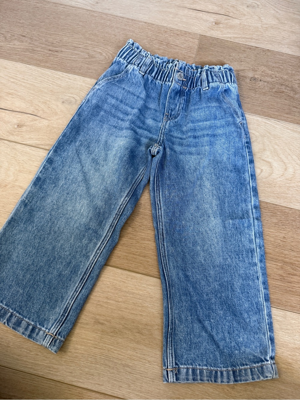 H&M Light Blue Elastic Waist Kids Denim Jeans